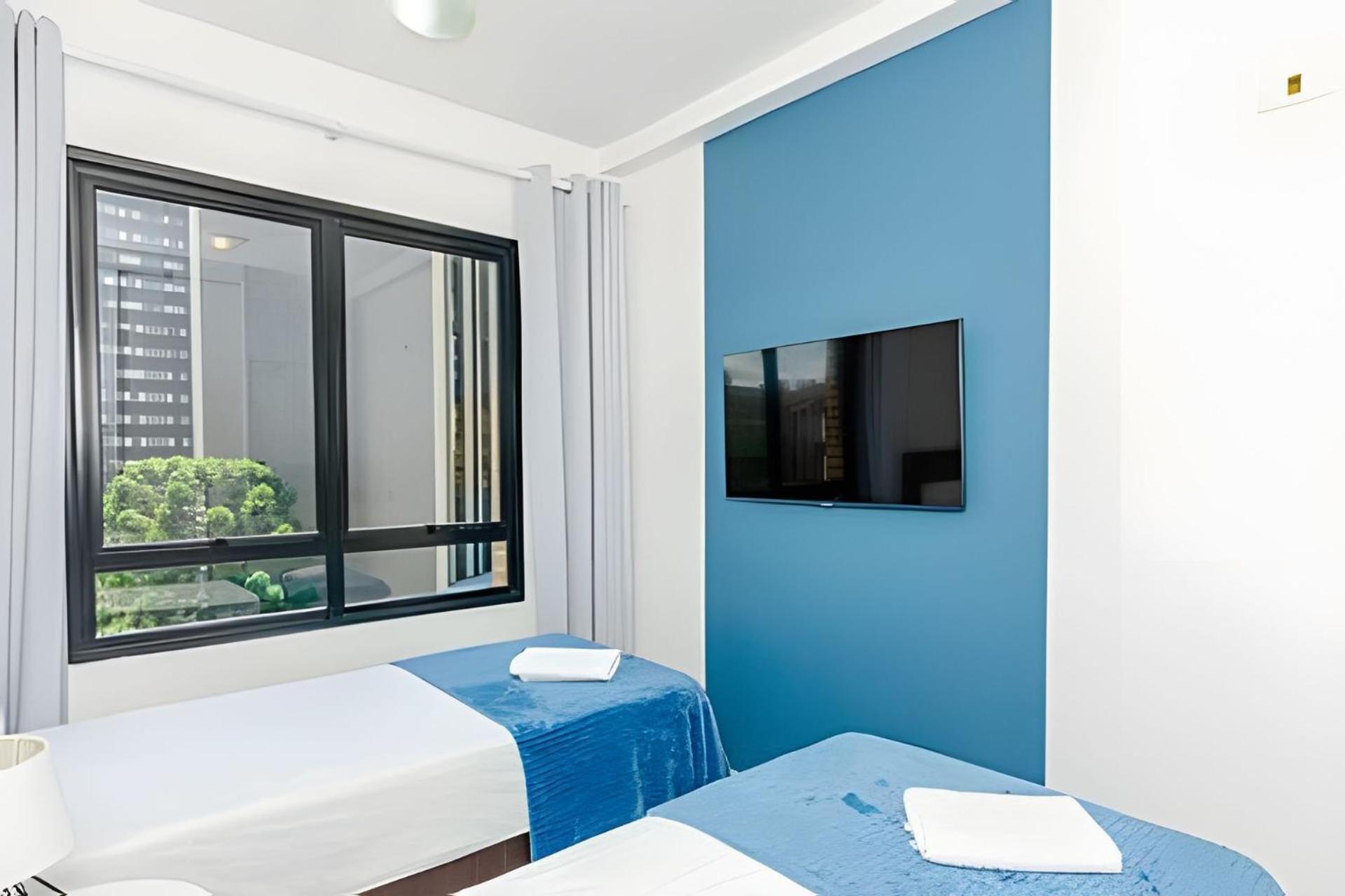 Dois Quartos, Lindo, Garagem, Condominio Clube Sky By Urooms Curitiba Eksteriør bilde
